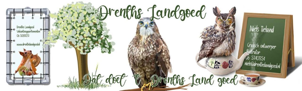 Апартаменты Drenths Landgoed, Lekker Uit Annerveenschekanaal Экстерьер фото